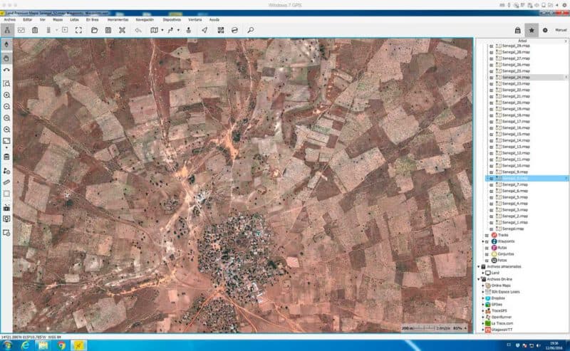 Mapas Ortofotos Senegal y Gambia África en formato RMAP compatibles con TwoNAv, CompeGPS y OruxMaps