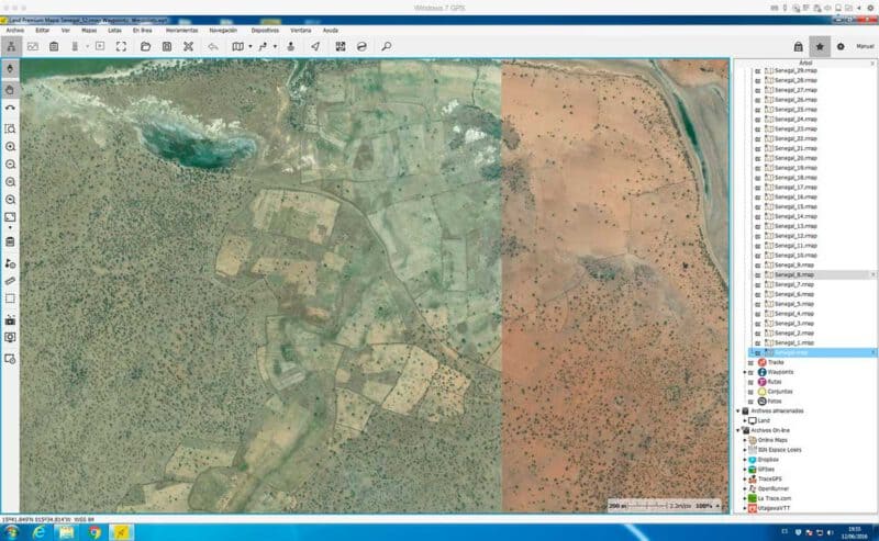 Mapas Ortofotos Senegal y Gambia África en formato RMAP compatibles con TwoNAv, CompeGPS y OruxMaps